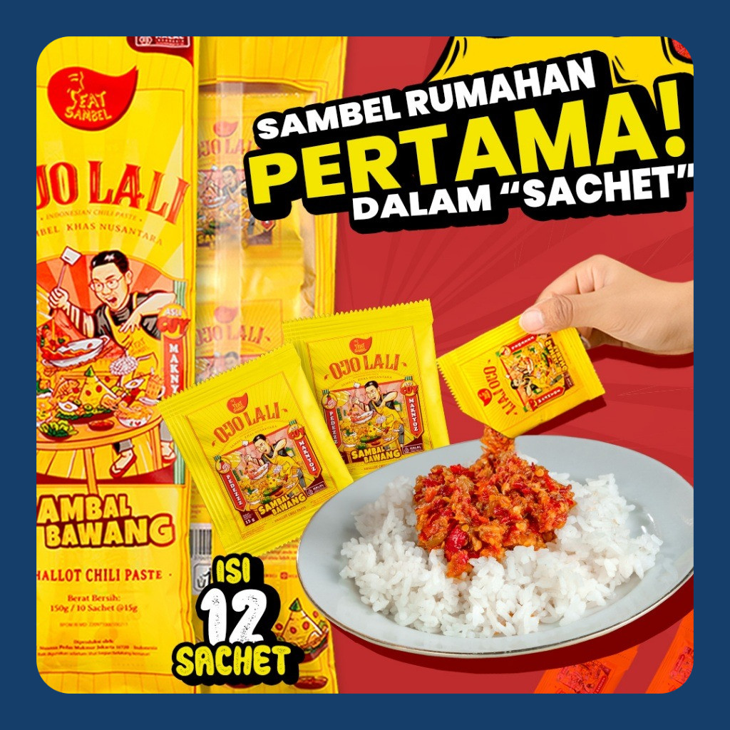 

Eatsambel - Sambel Bawang Ojolali [12 Sachet]