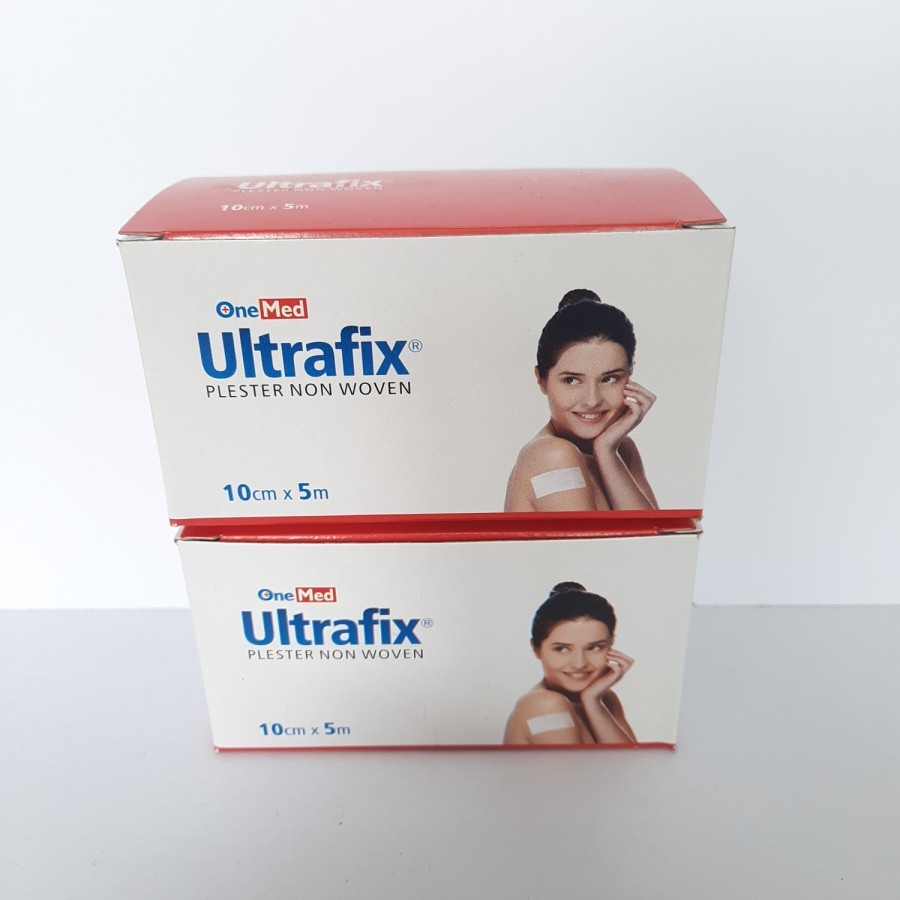 Ultrafix 10cm x 5m Onemed Plester Luka Ultrafix 10x5 Plester Tahan Air Plester Non Woven Plester Ant