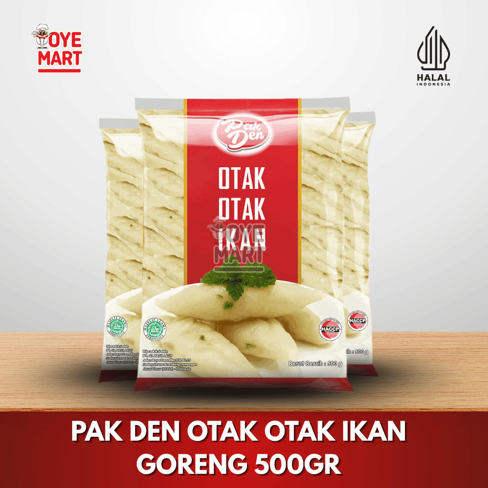 

PAK DEN OTAK OTAK IKAN GORENG 500GR / OTAK OTAK IKAN