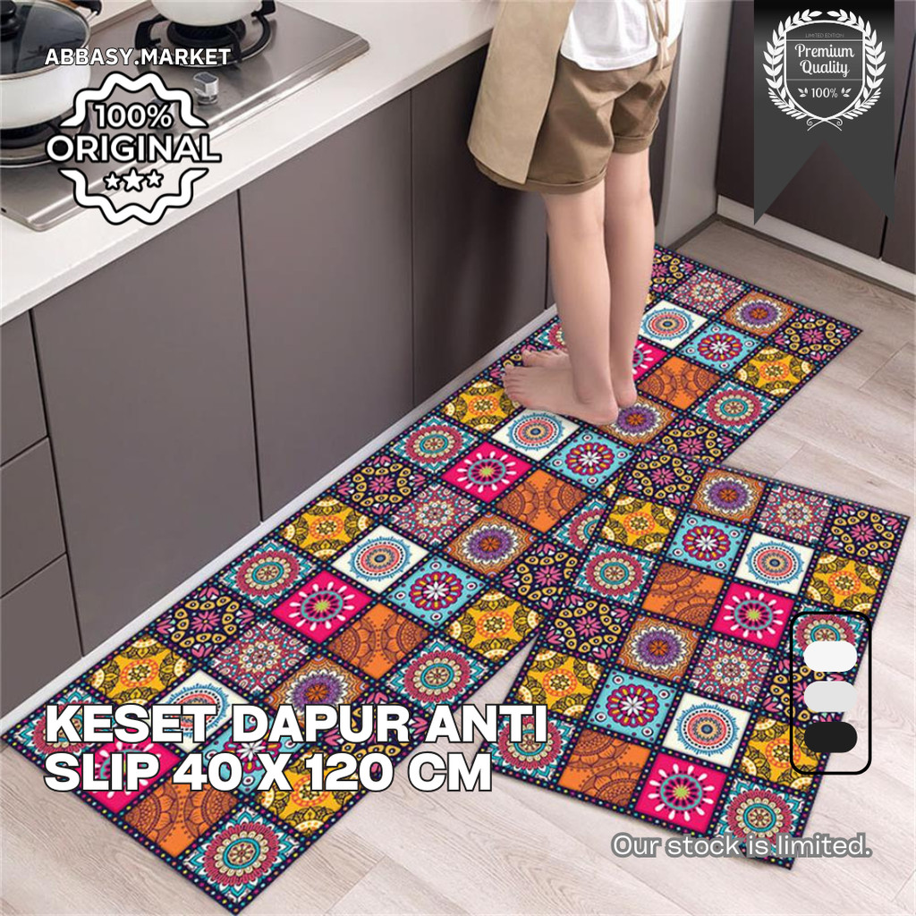 Karpet Dapur Anti Selip untuk Ruang Tamu Karpet Area Panjang Keset Lantai