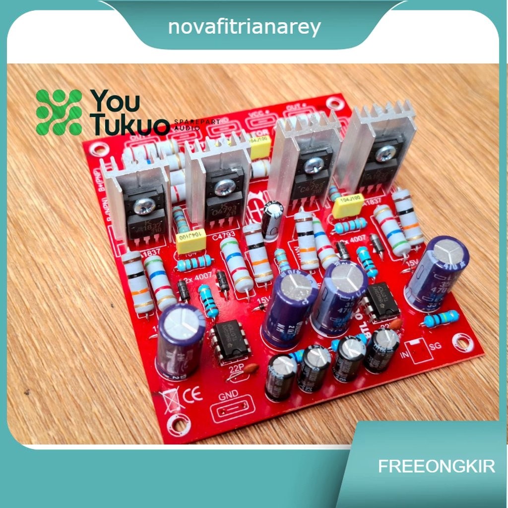 Driver Amplifier OCL 140W BTL BRIDGE