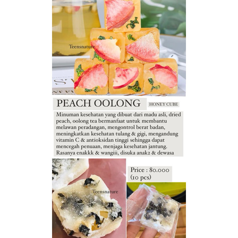 

Honey Cubes Minuman Kesehatan Penang Antioksidan Tinggi