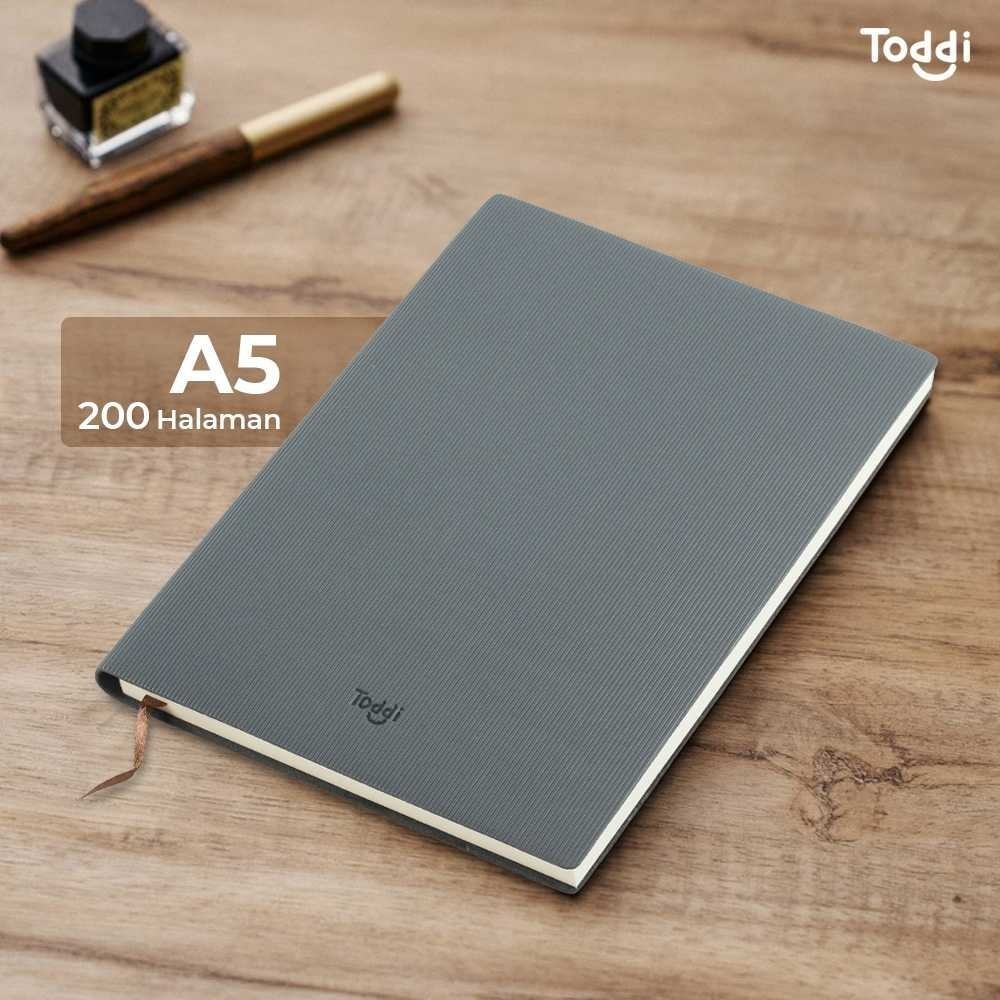 

Yi Mart Toddi Buku Tulis Memo Paper Business Notebook Leather Cover A5 - TD101