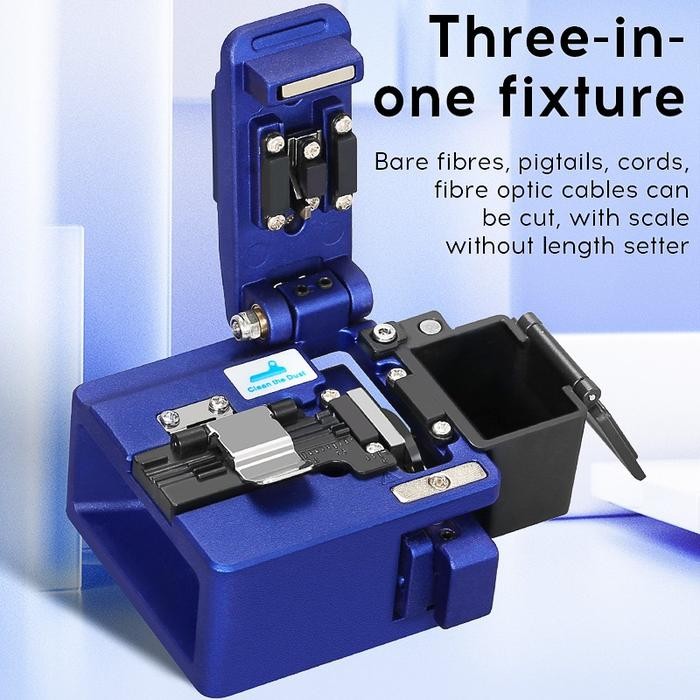 

Fiber Cleaver AUA-X5 COMPTYCO Bisa Hot Melt Cold Welding Fiber Optic - BIRU Sale