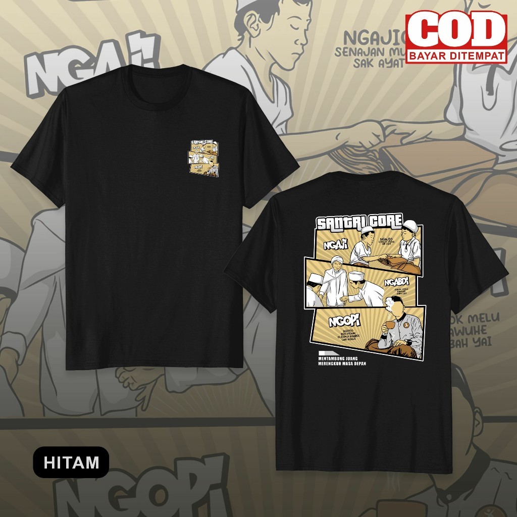 baju kaos santri core kaos santri indonesia baju kaos santri kaos distro motif santri core