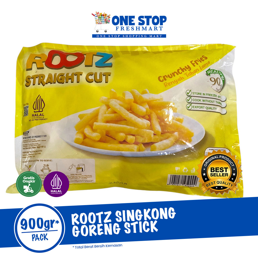 

ROOTZ SINGKONG GORENG STICK 900GR