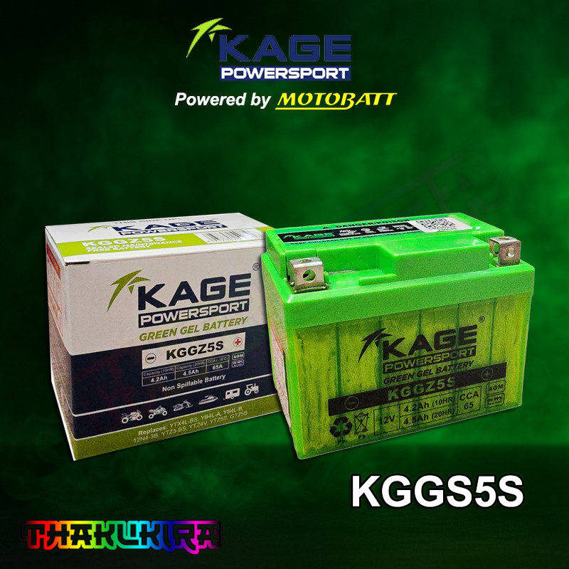 Aki Motor Kage Motobatt MTZ5S Vario 110 Yamaha Mio 125 Fino Xeon Vixion Xride Beat  Scoopy