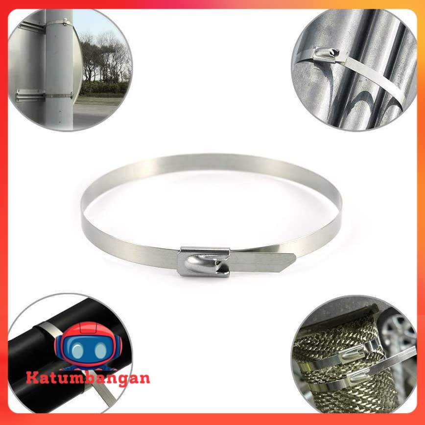 

MAWAY Kabel Ties Stainless Steel Multifunctional 4.6 x 200mm 20 PCS - M4620