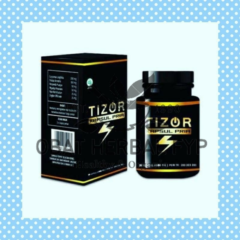 ORIGINAL 100% COD TIZOR ORIGINAL KAPSUL PRIA HERBAL ANTI PROSTAT PENAMBAH STAMINA PRIA AMPUH Origina