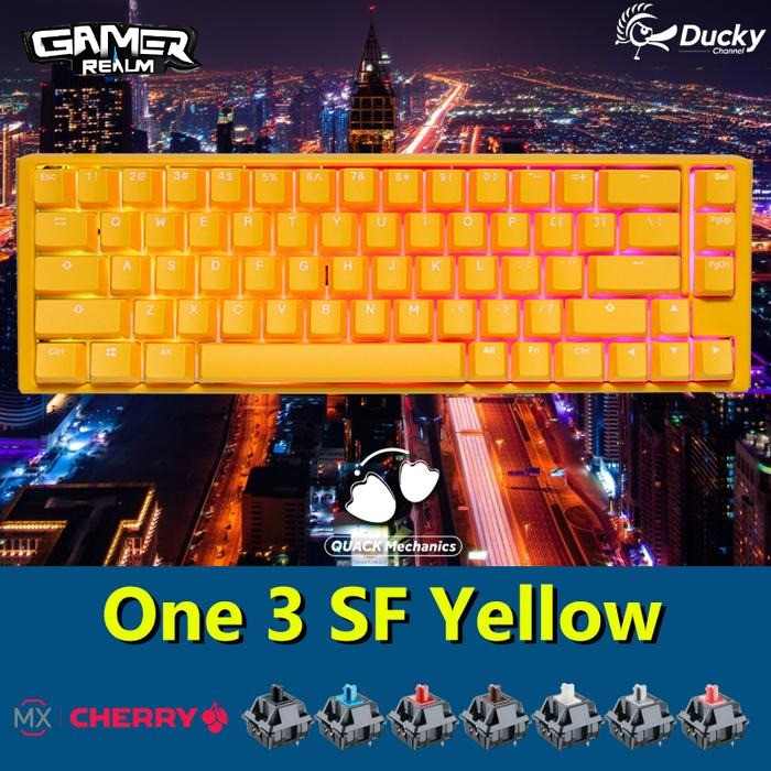 Ducky One 3 RGB Keyboard Mekanis Fullsize dengan RGB Customizable