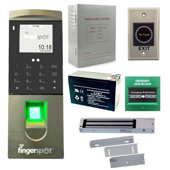 

fingerspot revo wfa 207nc paket access door wfa 207 akses door - paket magnetik