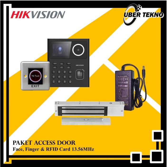 

Paket Access Door Hikvision Face Fingerprint Card 13.56 MHz