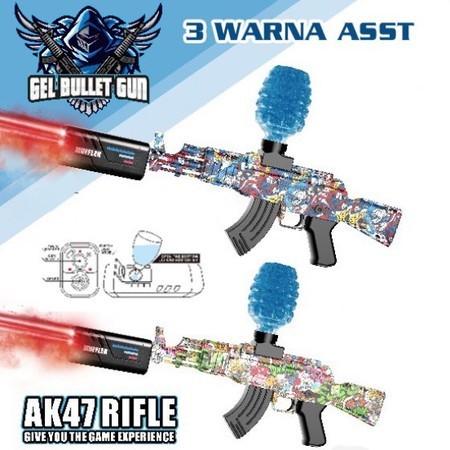 Mainan Anak-anak ELECTRIC Water Gel Blaster Gun Olahraga Aman Pistol Mainan Peluru Gel Tembakan Blas