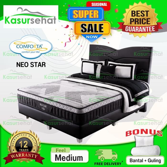 Comforta Kasur Springbed Neo Star - Full Set 180x200