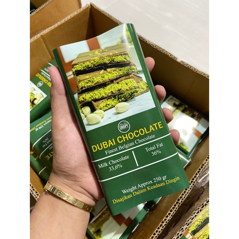 

DUBAI CHOCOLATE PREMIUM MILK / COKLAT DUBAI PREMIUM