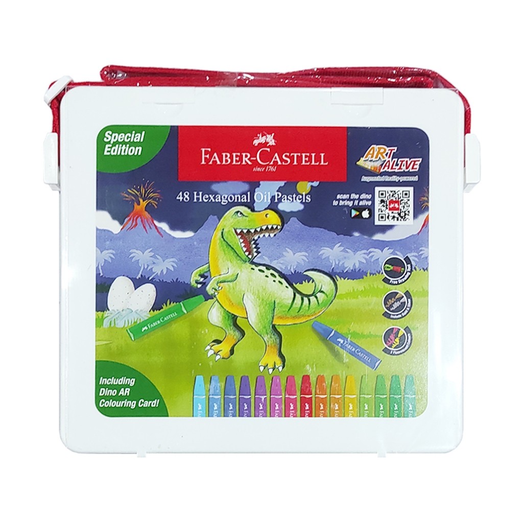 

Crayon Faber Castell Hexagonal Oil Pastel 48 Warna / Free Perpect Drawing Tools