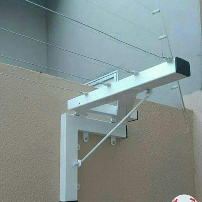 Jemuran besi dinding Breaket Jemuran