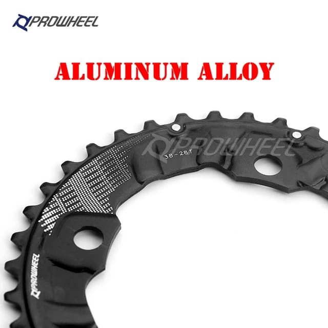 Chainring Prowheel 36T 38T 42T 32T 44T BCD 104 BCD untuk double Triple chainring sepeda 104BCD Semua