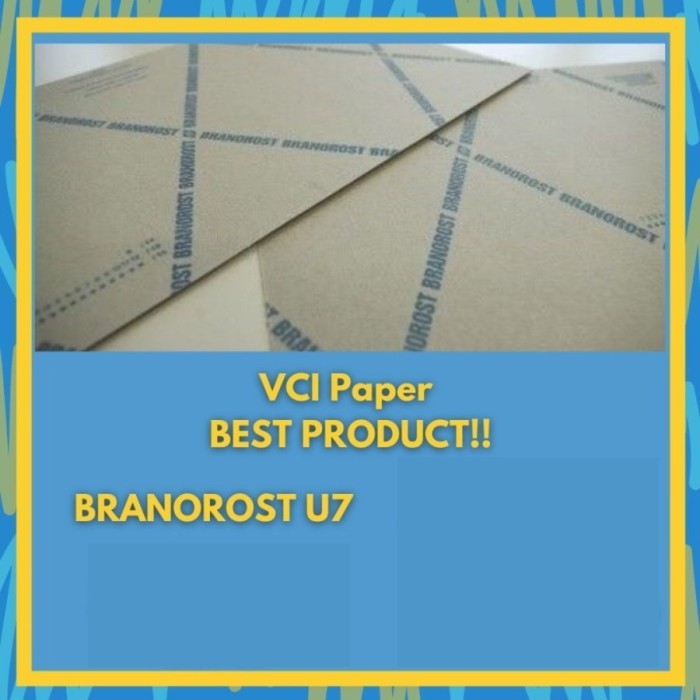 

best -KERTAS ANTI KARAT VCI BRANOROST U7 Ukuran 49 x 100 cm 100pcs