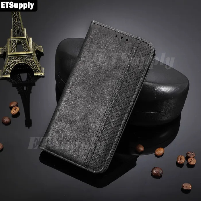 Phone case Sharp Aquos R9 R10 Pro Sense 9 10 Flip Case Vintage Wallet Case Folio Card Slot Holder Sh