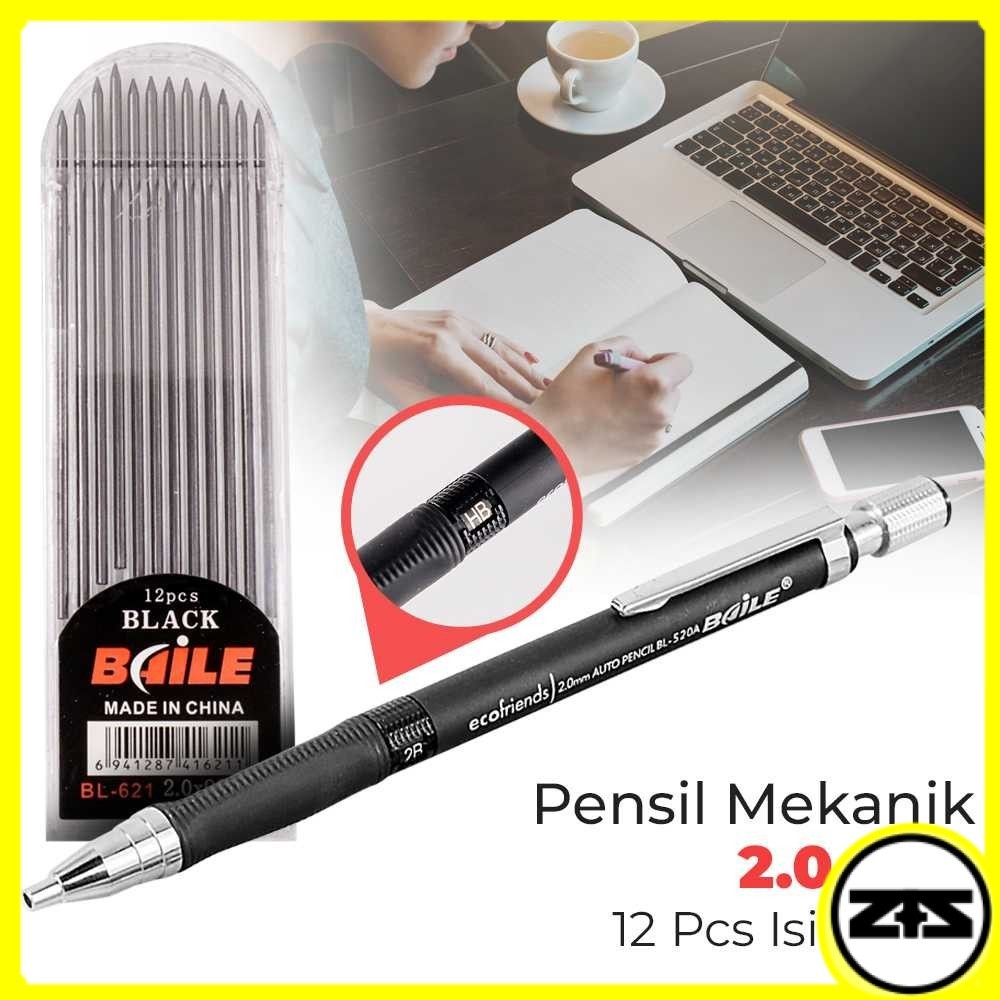 

Pensil Mekanik Mechanical Pencil 2B 2mm 12 Isi - BL-621