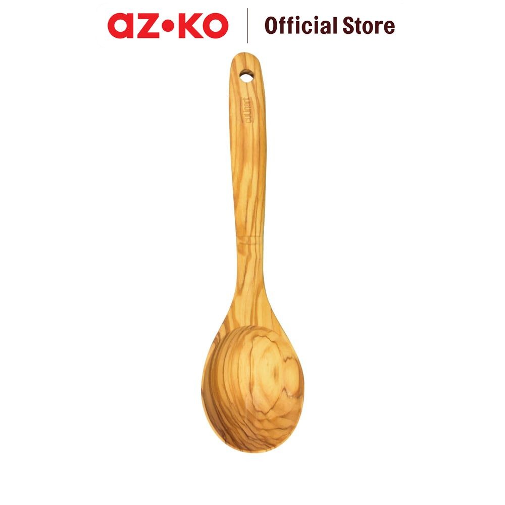 AZKO Culinart Olive Sendok Sup Kayu Olive Soup Ladle Spatula Sop Kuah Sepatula Sutil Pengangkat Dan 