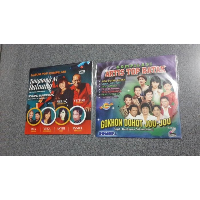 2 VCD komplikasi artis top batak terbaik