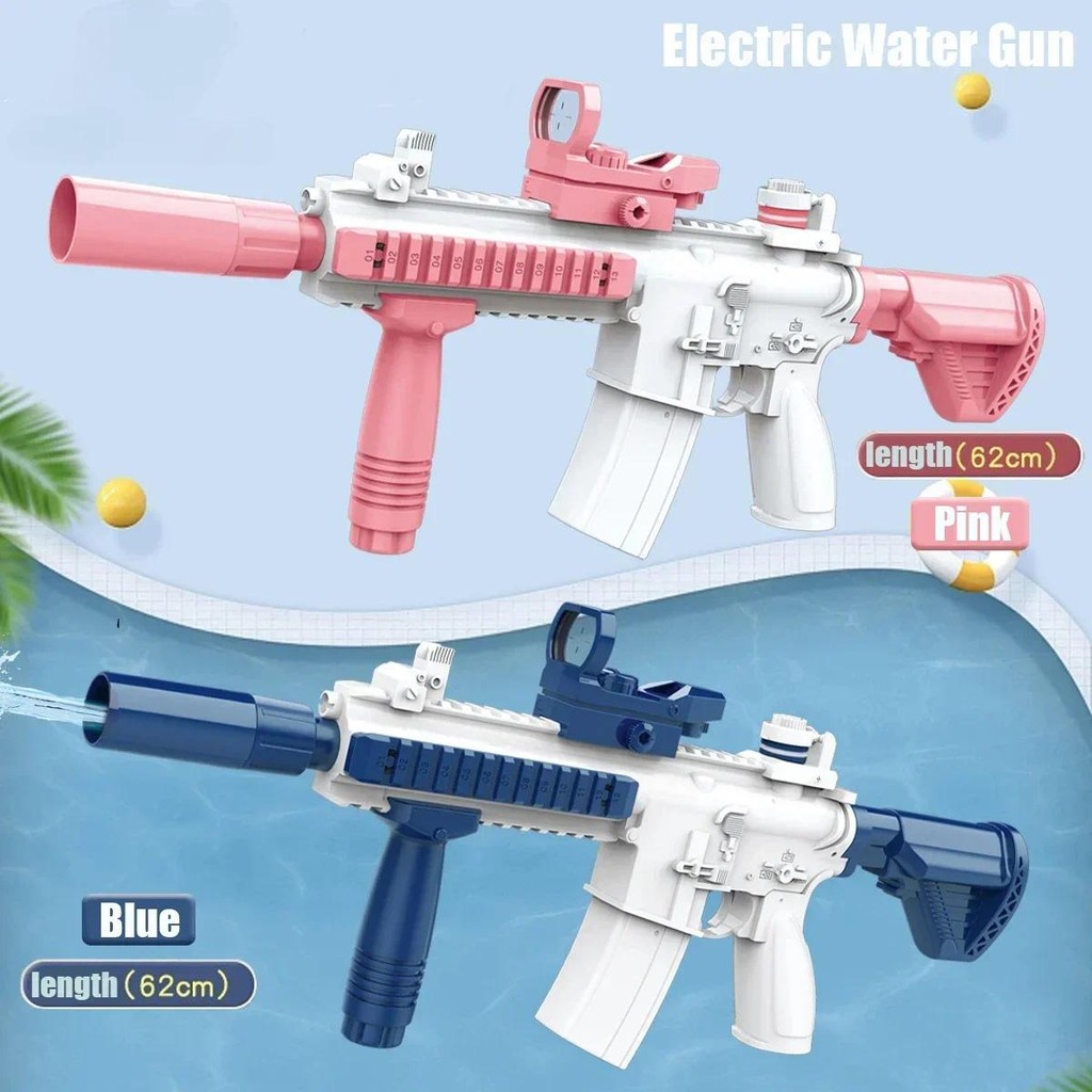 2024 Electric Water Gun Toy M416 Water Gun Electric Glock Water Gun Fully Automatic Shooting Toy Out