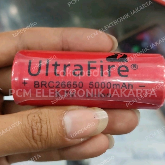 SB99 grosir battery baterai batere ultrafire brc 26650 5000mah 45a original