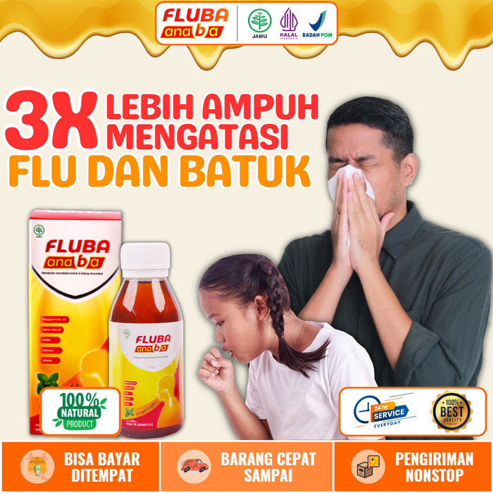 

Fluba Anaba Madu Alami Atasi Batuk Pilek Anak 130ml Bisa Bantu Menyembuhkan Demam Tinggi Pada Anak