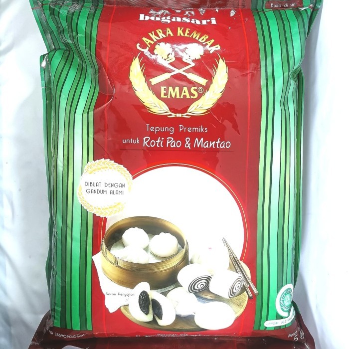 

Cakra kembar emas pao & mantao 5 kg