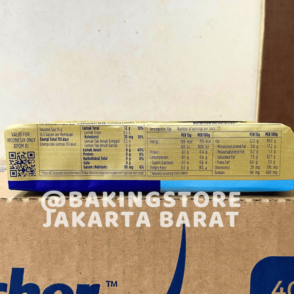 

RB Butter Anchor Salted 200 Gr Mentega Asin