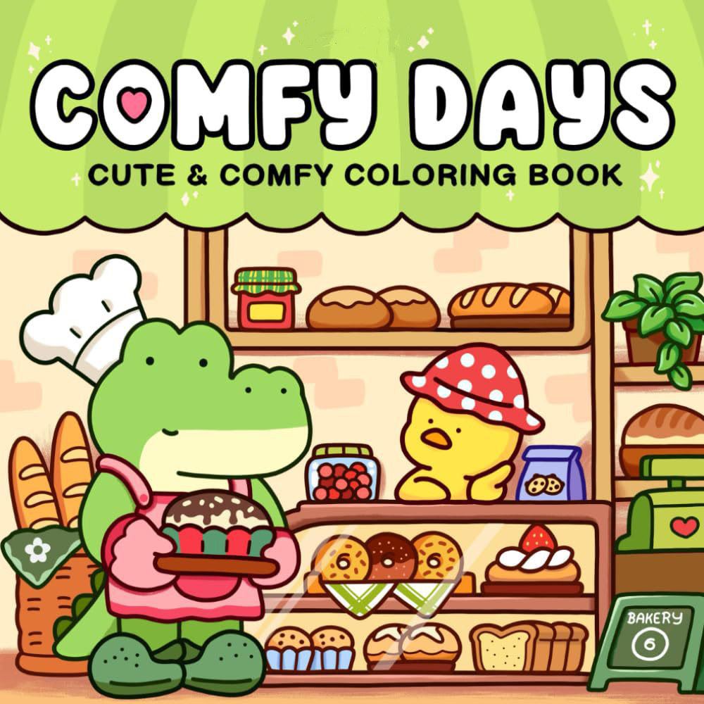 

NEW-Spooky Cutie Coloring Book For Adults And Teens Featuring Adorable Creepy Creatures Cozy Hygges Moments For Relaxation Gift