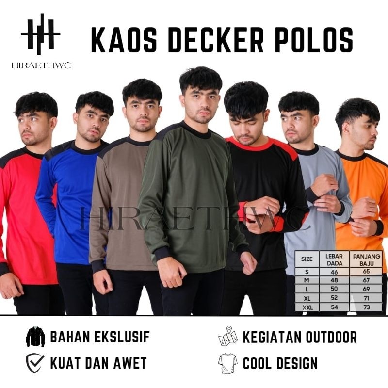 Promo KAOS POLOS LAPANGAN LENGAN PANJANG TACTICAL BAJU PDL TRAINING OSPEK DIKLAT KAOS POLOS OUTDOOR 