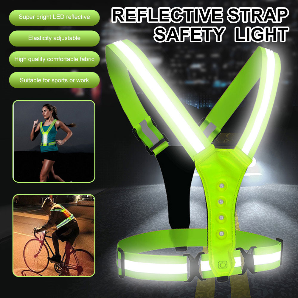 

- NOKIN Rompi Tali Reflektif Sabuk Keselamatan LED Reflective Vest - NK300 -