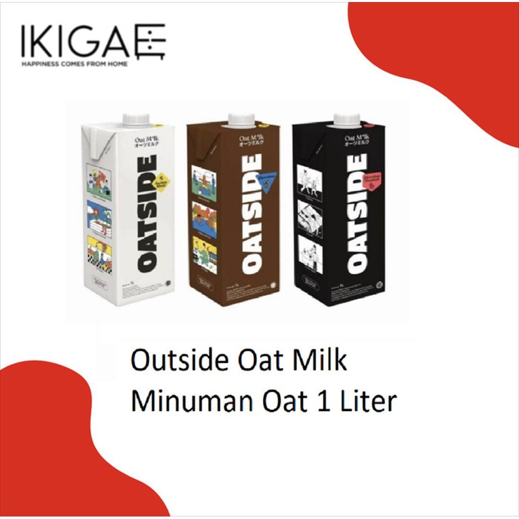 

OATSIDE OAT MILK / SUSU OAT / MINUMAN SEHAT KEMASAN 1 LITER