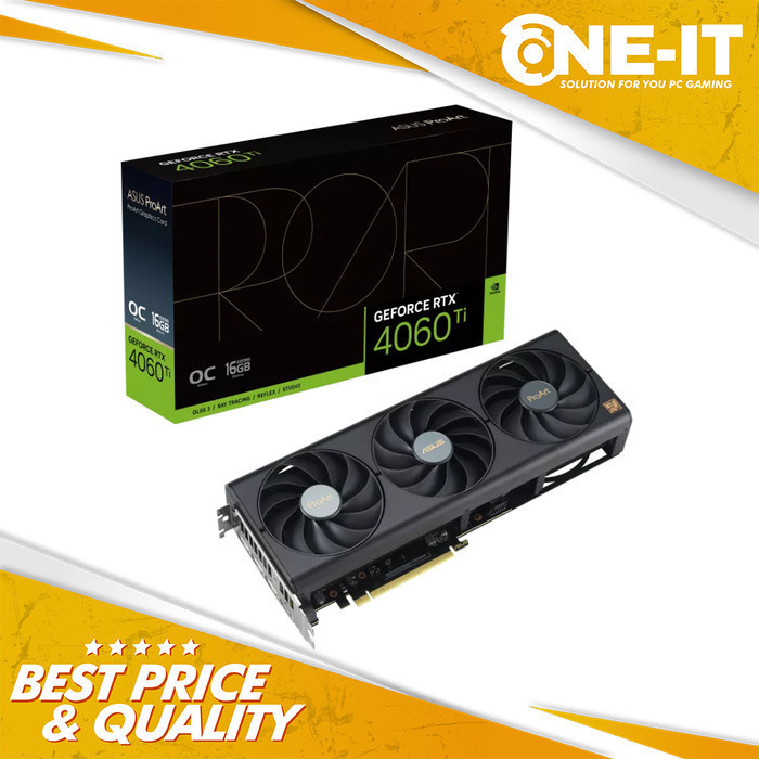 VGA ASUS ProArt GeForce RTX 4060 Ti OC 16GB GDDR6 16G