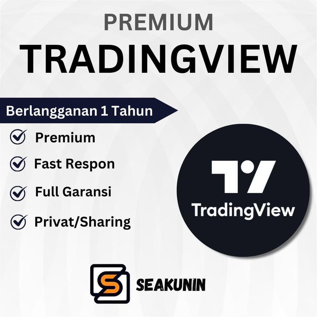 Akun TradingView Premium 1 Tahun + Data Realtime IDX