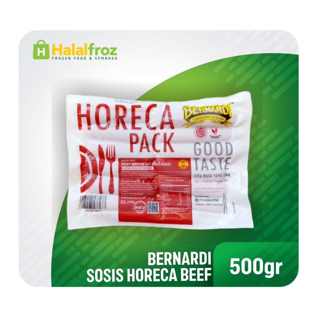 

Bernardi Sosis Horeca Beef 500gr (12s)