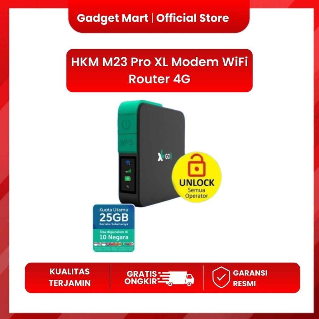 MODEM 4G HKM M23 XL (IMEI + SIM XL)