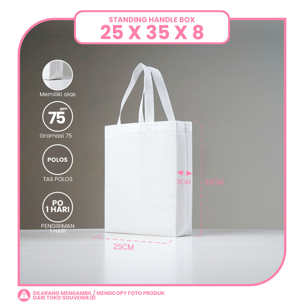 

TAS SPUNBOND LIPAT BOX 25X35 (POLOS)