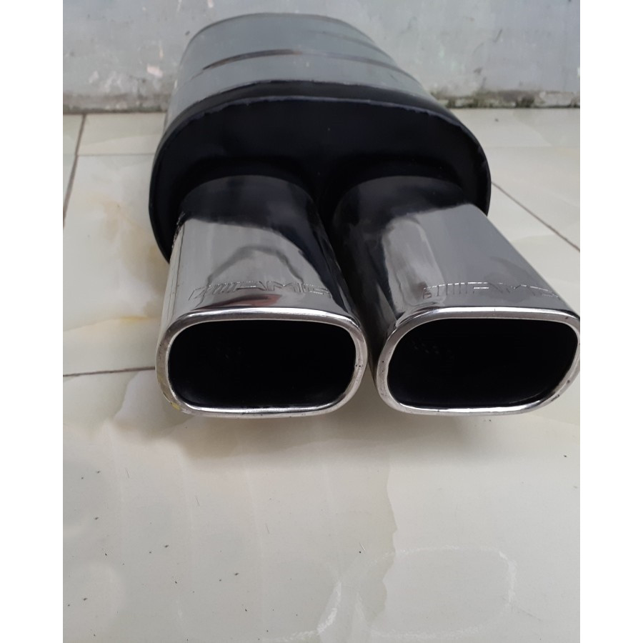 knalpot mercy mercedes benz w202 c230 material stainles/steel