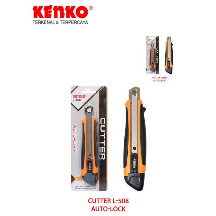 

KENKO CUTTER / PEMOTONG KERTAS L-508 AUTO-LOCK / 2 PCS