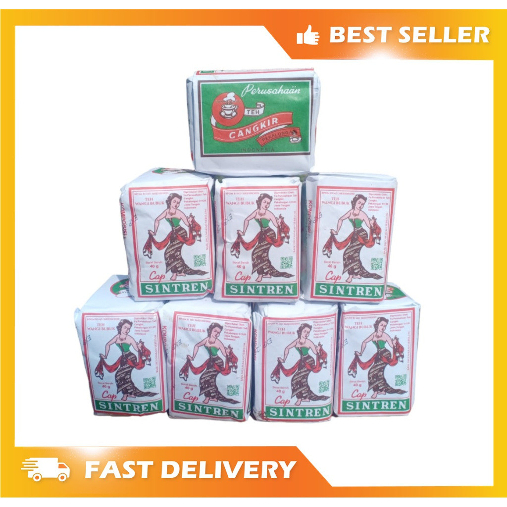 

[AE] TERLARIS TEH CAP SINTREN 1 PACK ( 10 PCS X 40 GRAM ) WANGI TUBRUK TEH HAS SOLO WEDANGAN JAWA tt7