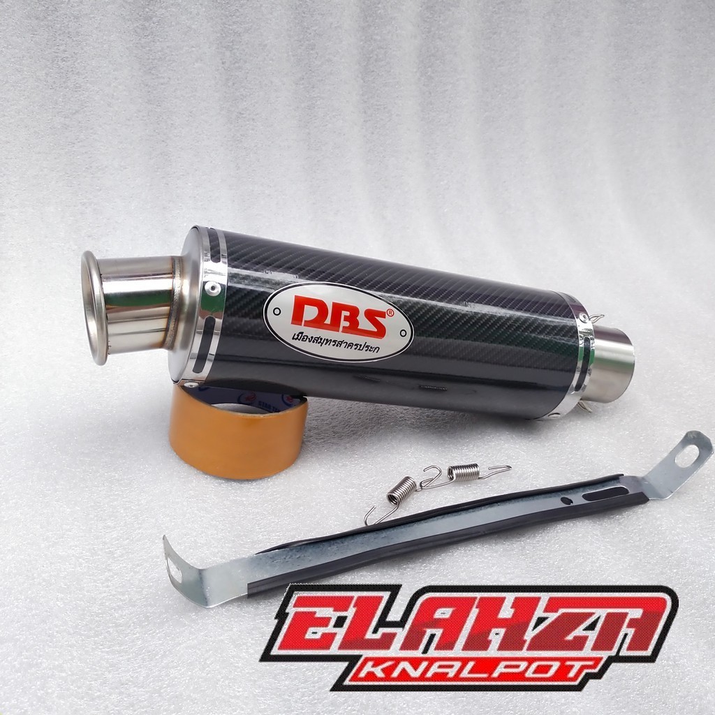 Silincer DBS Carbon inlet 50mm suara ngebas adem