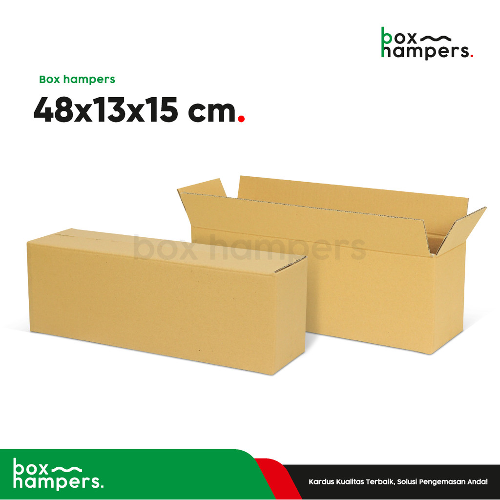 

Box 48x13x15 ( NANANG ) KemasanKardus/BoxNormal/Kotak/Packaging/A1/Amdk/Tinggi10/Tinggi13