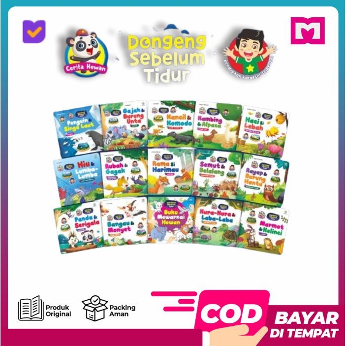 Paket Cerita Bergambar Dongeng Sebelum Tidur untuk Anak  PROMO 