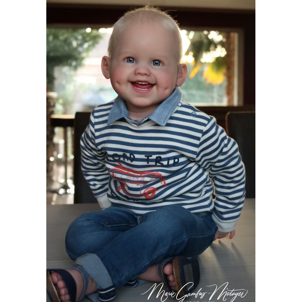 

FBBD Customized Limited Supply 32inch Reborn Baby Dimple With Cloth Body Unpainted Kit DITY Part