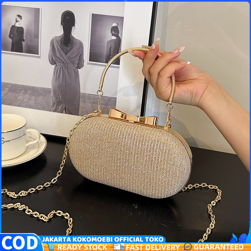 Handbag Party - Tas Pesta Mewah dan Simpel  - Tas Pesta Pita Elegan - Tas Pesta Import Party Bag