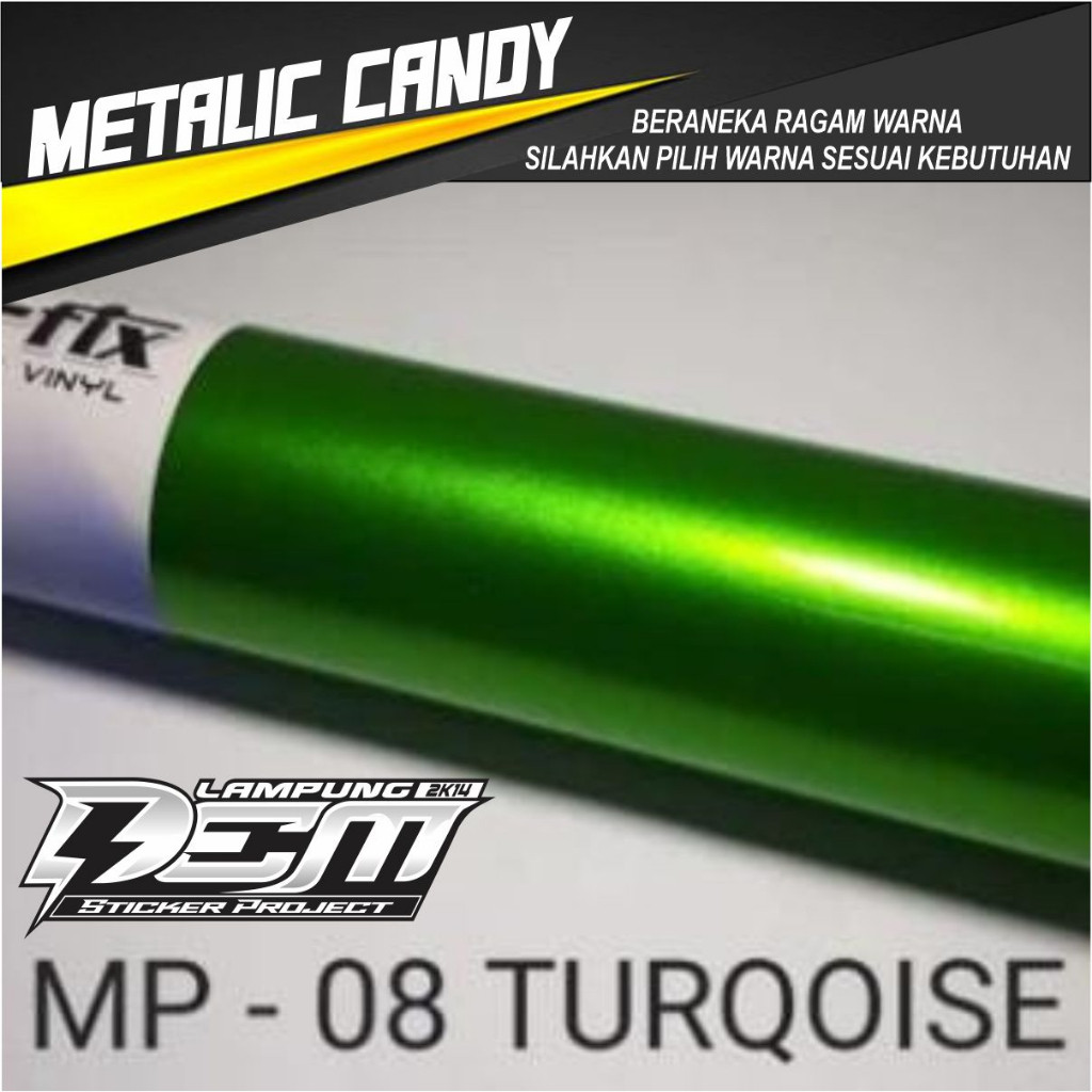 STIKER SKOTLET PROFIX HIJAU CANDY  METALIK PREMIUM BERKUALITAS